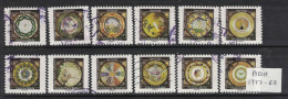 France 2019 - Adhésifs - Yvert 1777 à 1778 Oblitérés Avec Cachets Ronds (sauf 1) - Assiettes - Used Stamps