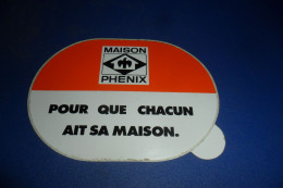 AUTOCOLLANT  PUB  MAISON PHENIX - Stickers