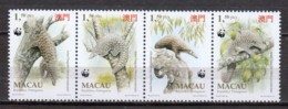 Macau 1995 Mi 795-798 In Strip MNH WWF - SCALED ANTEATER (PANGOLIN) - Ungebraucht