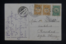 TURQUIE - Carte Postale, De Jérusalem Pour La Suisse En 1908  - L 152722 - Covers & Documents