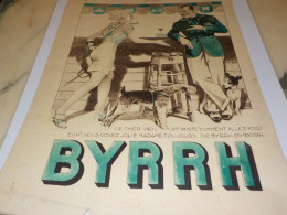 ANCIENNE  PUBLICITE BAR DE LA PLAGE  APERITIF BYRRH  1936 - Publicidad