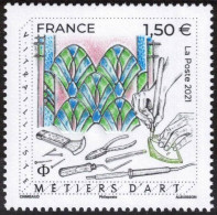 FRANCE - 2021  -  Métiers D'art - Vitrailliste - YT 5471 Neuf ** - Unused Stamps