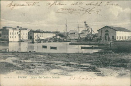 LIVORNO - VEDUTA DAL CANTIERE ORLANDO - EDIZIONE G.S.P. - SPEDITA 1907 (20881) - Livorno