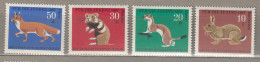 Germany Berlin 1967 Fauna Animals MNH (**) Mi 529-532 #Fauna654 - Otros & Sin Clasificación