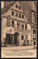 AK Alt-Berlin, Fischerstrasse 28, Mutmassliches Wohnhaus D. Michael Kohlhase  - Mitte