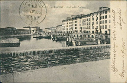 LIVORNO - SCALI DELLE CANTINE  - SPEDITA 1906 (20882) - Livorno