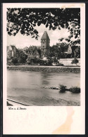 AK Ulm A. D. Donau, Ortsansicht über Den Fluss  - Ulm