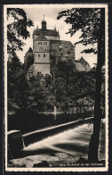 AK Kriebstein An Der Zschopau, Blick Hinauf Zur Burg  - Zschopau