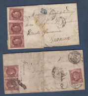 Espagne - 2 Lettres  Pour La France - Covers & Documents