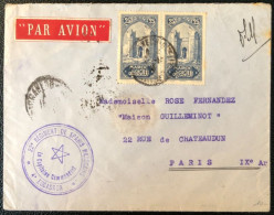 Maroc, Divers Sur Enveloppe 1925 - Cachet 22e Régiment De Spahis Marocains - (A1564) - Briefe U. Dokumente