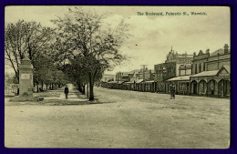 Ref 1653 - Early Postcard - The Boulevard & War Memorial Palmerin Street - Warwick - Queensland Australia - Otros & Sin Clasificación