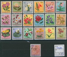 Ruanda-Urundi - Fleurs / Flowers N°177/95** (MNH) - Unused Stamps