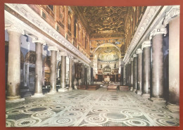 ROMA - Basilica Of St. Mary In Trastevere - The Interior (c963) - Churches