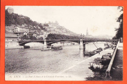 08884 / ⭐ LYON 69-Rhone Pont AINAY Coteau FOURVIERE 1915 à Ulysse COUX Professeur Ecole Primaire Supérieure Limoux - Lyon 1