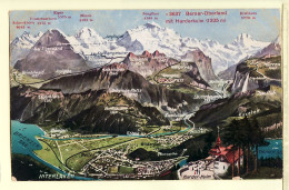 08930 / ⭐ ◉ Kt BERN Brienzer See INTERLAKEN Vallée Pics Glaciers 1910s Litho Color PHOTOGLOB Switzerland Schwiez Suisse - Autres & Non Classés