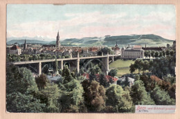 08927 / ⭐ ◉ BERNE BERN Vom SCHÄNZLI GESEHEN Aare 1910s Litho Color KILCHBERG 13068 Suisse Switzerland Schwiez - Autres & Non Classés