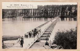 08533 / ANGERS (49) Manoeuvres Du Génie Passage Chargement Pont BATEAUX 1915 à HUMEAU Les Ponceaux Nantes BRUEL 109 - Angers