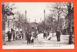 08622 / ERREUR Imprimerie Les Allée (!) MONTAUBAN 82-Tarn Et Garonne Les Allées De MORTARIEU 1910s Photo GIMET - Montauban