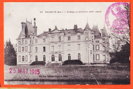 08582 / BAUGE 49- Maine Loire Château Du GRESILLON WW1 Mai 1915 Du Poilu Marius à Elisa GARIDOU Port-Vendres - Other & Unclassified