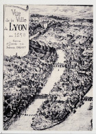 08882 / ⭐ LYON Du PASSE Ville En 1650 Eau Forte Joannes DREVET 1854-1940 Oeuvre N°191 Catalogue VIAL 1980s - CIGOGNE - Lyon 1