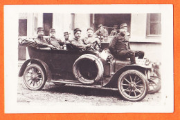 08889 / ⭐ Carte-Photo LYON 28 Aout 1914 Soldats Dans AUTOMOBILES De François à GERMA Rue Massol Beziers CpaWW1 - Lyon 1