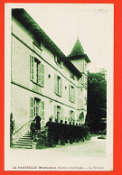 08749 / LA BASTIOLLE  MONTAUBAN (82) La TERRASSE Exercices Spirituels Façade Entrée Château 1920s - Autres & Non Classés