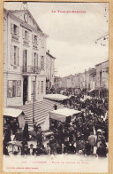 08702 / CAUSSADE (82) Jour Marché Place De L' Hotel Ville 1910s Phototypie LABOUCHE 402 Tarn-Garonne - Caussade