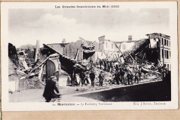 08659 / ⭐ ◉  82-MONTAUBAN Grandes Inondations MIDI 1930 Le FAUBOURG TOULOUSAIN Gendarmes Maisons éboulées BOUZIN N°14  - Montauban
