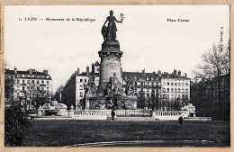 08894 / ⭐ Edition MARTEL 11-LYON II Rhone Place CARNOT Monument De La REPUBLIQUE 1910s Etat Parfait - Lyon 2