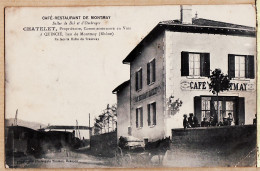 08871 / ⭐ ◉ ♥️ Peu Commun QUINCIE 69-Rhone Café-Restaurant MONTMAY Propriétaire CHATELET 1907 De AULAS à LASSAGNE Poule - Other & Unclassified