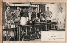 08517 / ANGERS Conflit Européen 1914 Cuisine Hôpital Nouveau Séminaire KITCHEN Cuisiniers WW1 BRUEL CHAUVIN 17 - Angers
