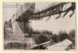 08574 / Curiosité Essai Imprimerie LES-PONTS-de-CE Catastrophe Une Heure Après ACCIDENT Foule 4 Aout 1907-RIVIERE  - Les Ponts De Ce