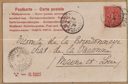 08596 / Le 15.07.1904 à Vicomte De La BOURDONNAYE Chateau VARENNE Maine Loire - ANDERS A SWELL TURN OUT 1804 Cochon - Altri & Non Classificati