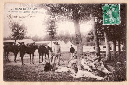 08814 / ⭐ CAMP De MAILLY 10-Aube Curiosité Erreur Imprimerie TRAVAII ( Travail ) Gardes Ecurie 1918 Bazar Militaire 420 - Mailly-le-Camp