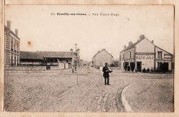 08836 / ⭐ ♥️ ROMILLY-sur-SEINE Aube Rue VICTOR HUGO Facteur Café JOLY épicerie Articles Pêche Graines 1910s N°23 - Romilly-sur-Seine