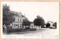 08828 / ⭐ ROMILLY-sur-SEINE Aube La GARE  03.11.1903 à RIBAUCOURT Rue Louis Ulbach TROYES -THIEBAUT - Romilly-sur-Seine