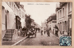 08837 / ⭐ ♥️ ROMILLY Aube Laiterie Rue Voltaire SELLIERES Animation Villageoise Attelage Broc Rue 1908 à RIBAUCOURT - Romilly-sur-Seine