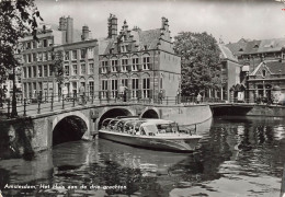 PAYS-BAS -  Amsterdam - Grimburgwal - Maison Sur Les Trois Canaux - Bateaux - Animé - Carte Postale Ancienne - Amsterdam