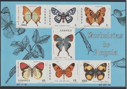 Angola 1981 Papillons BF 6 ** MNH - Angola