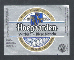 HOEGAARDEN - WITBIER - BIERE BLANCHE   - 25 CL   - 1 BIERETIKET  (BE 306) - Cerveza