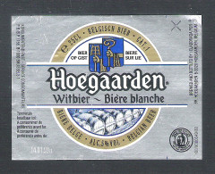 HOEGAARDEN - WITBIER - BIERE BLANCHE   - 25 CL   - 1 BIERETIKET  (BE 306) - Birra