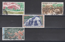 Côte D'Ivoire 1 Lot 4 Timbres Oblitérés Poste Aérienne - Costa De Marfil (1960-...)