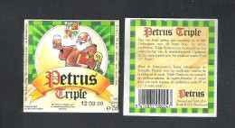 BROUWERIJ BAVIK - BAVIKHOVE - PETRUS TRIPLE - BIERETIKET(BE 309) - Cerveza