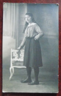 Photographie  Jeune Fille - Mode - 1917 - Photo. Max Liège - Personas Anónimos