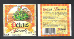 BROUWERIJ BAVIK - BAVIKHOVE - PETRUS SPECIALE - BAVIK - BIERETIKET(BE 311) - Bière