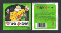 BROUWERIJ BAVIK - BAVIKHOVE - TRIPLE PETRUS - 25 CL -  BIERETIKET  (BE 312) - Beer