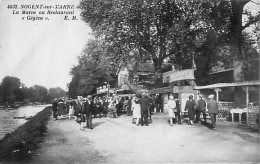 Cpa NOGENT SUR MARNE 94 La Marne Au Restaurant " Gégène " - Nogent Sur Marne