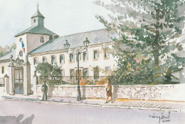 57 - CATTENOM - Aquarelle De Rémy Kail - Hôtel De Ville - Andere & Zonder Classificatie