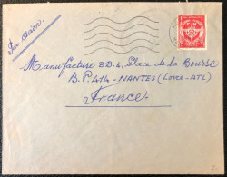 Madagascar, FM N°12 Sur Enveloppe TAD MORAMANGA 7.2.1961 - (A1570) - Military Postage Stamps