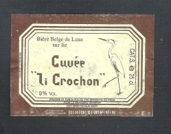 BIERETIKET - CUVEE "LI CROCHON"  9° - 25 CL (BE 314) - Beer